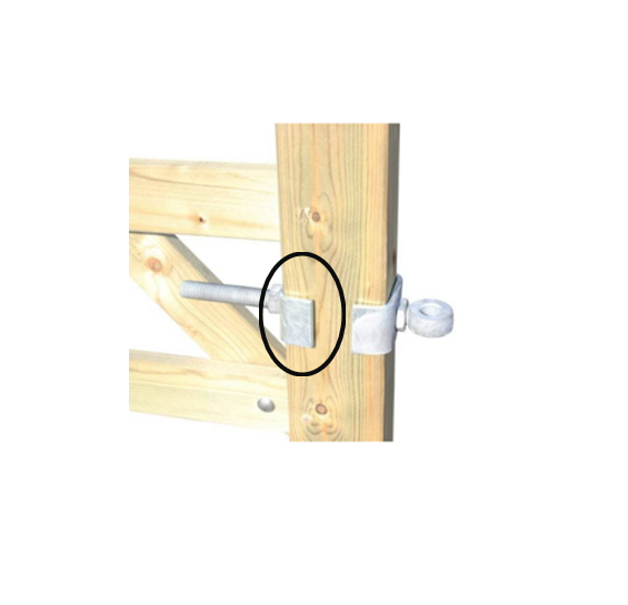 Field Gate U Bracket/Heel Clip