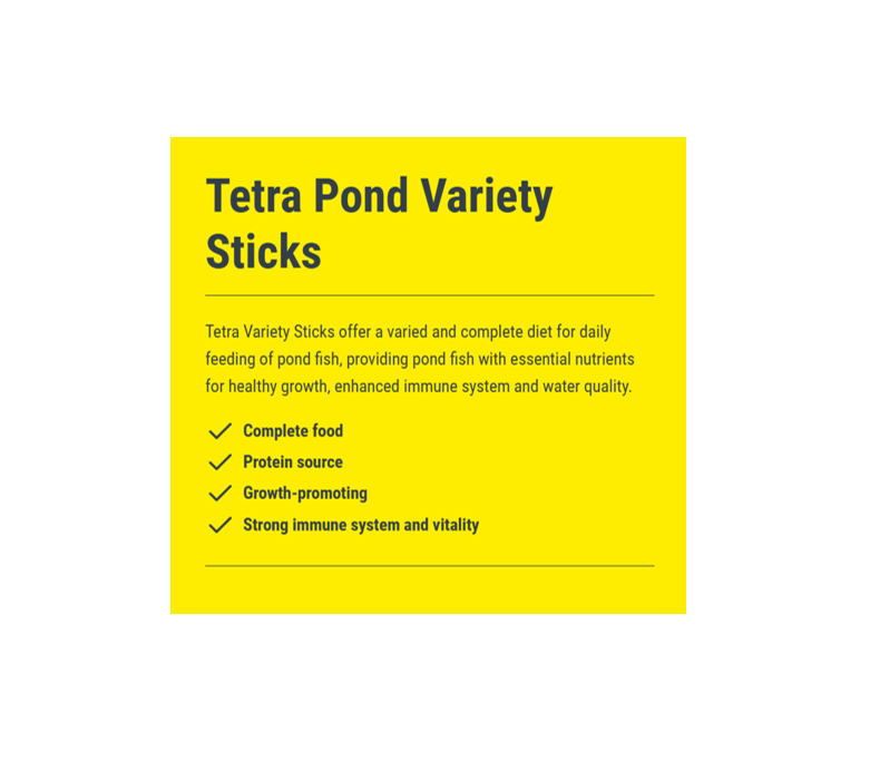 TetraPond Variety Sticks 1650g