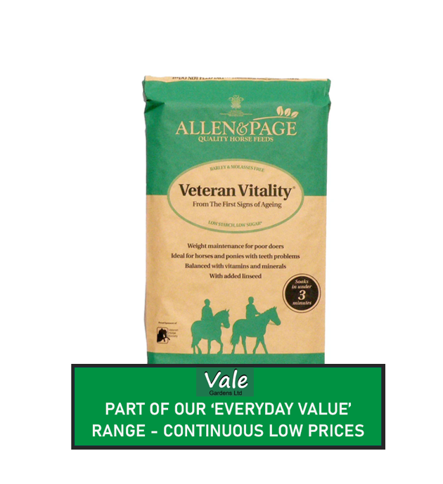 Allen & Page Veteran Vitality Horse Food 20kg