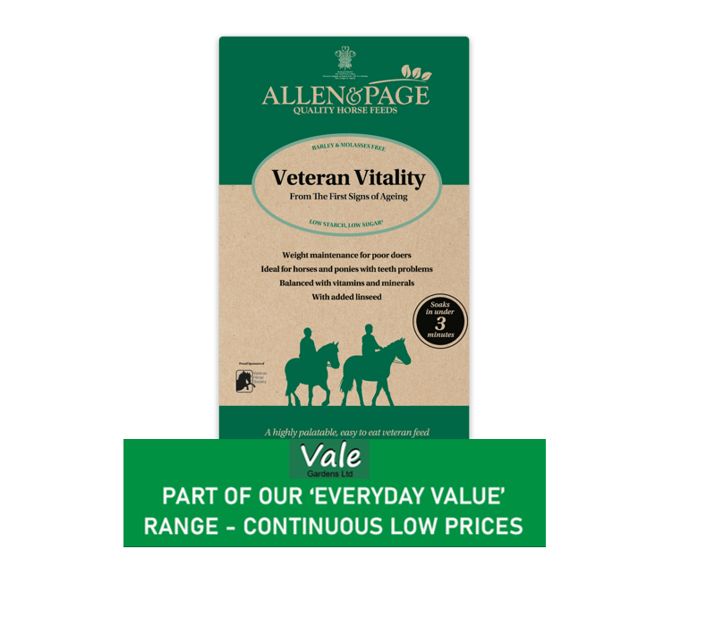 Allen & Page Veteran Vitality Horse Food 20kg