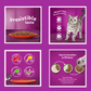 Pedigree Whiskas 1yr+ Meat Chunks In Gravy 85g pouch (x 12)