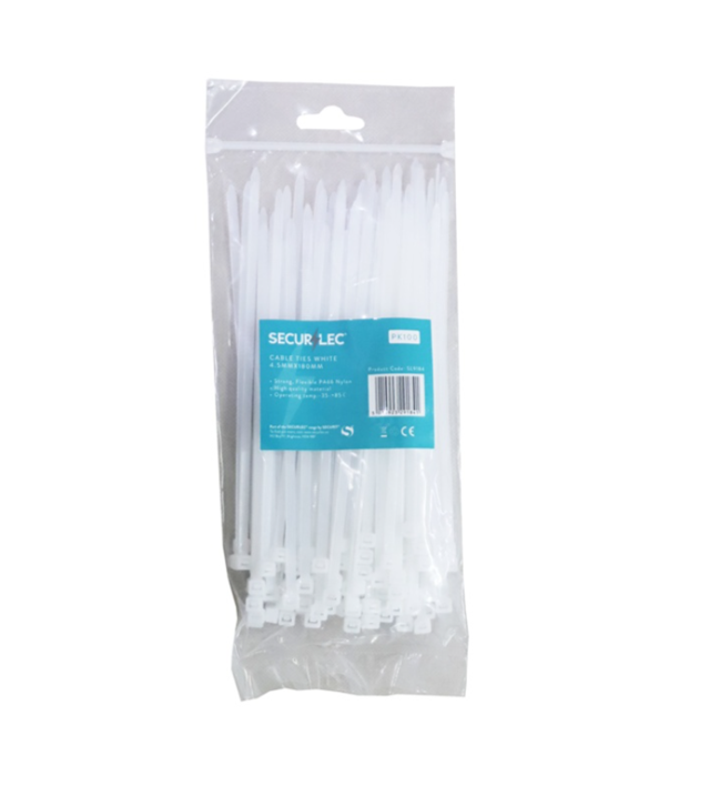 SupaLec White Cable Ties