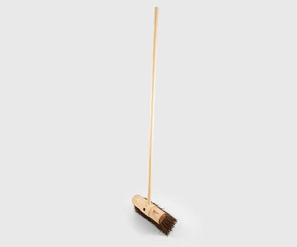 Hillbrush B25MF Complete Broom Sherbo/Polypropylene 13" Head