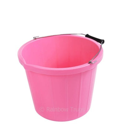 Rainbow Stable Bucket - 3 Gallon - Various Colours