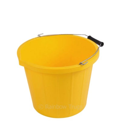 Rainbow Stable Bucket - 3 Gallon - Various Colours