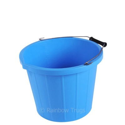 Rainbow Stable Bucket - 3 Gallon - Various Colours