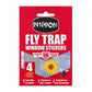 Nippon Fly Trap Window Stickers  Pack-4