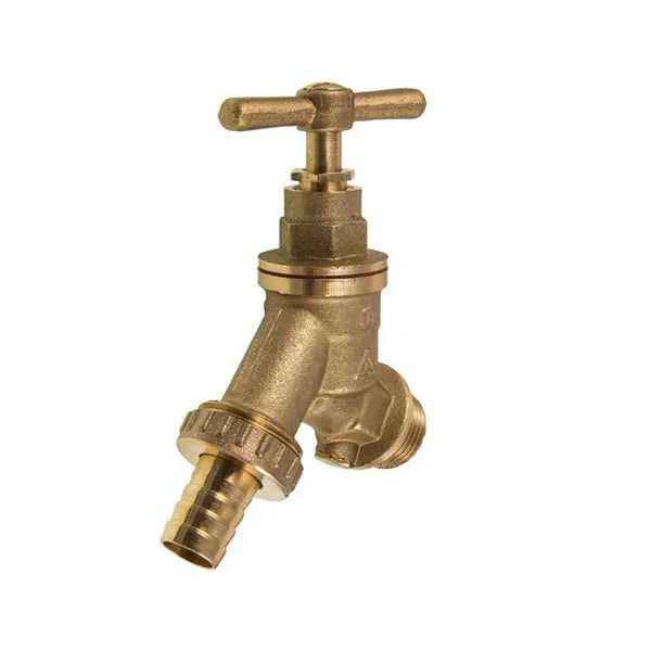 SecurPlumb Bibcock 1/2" DZR With D Check Valve