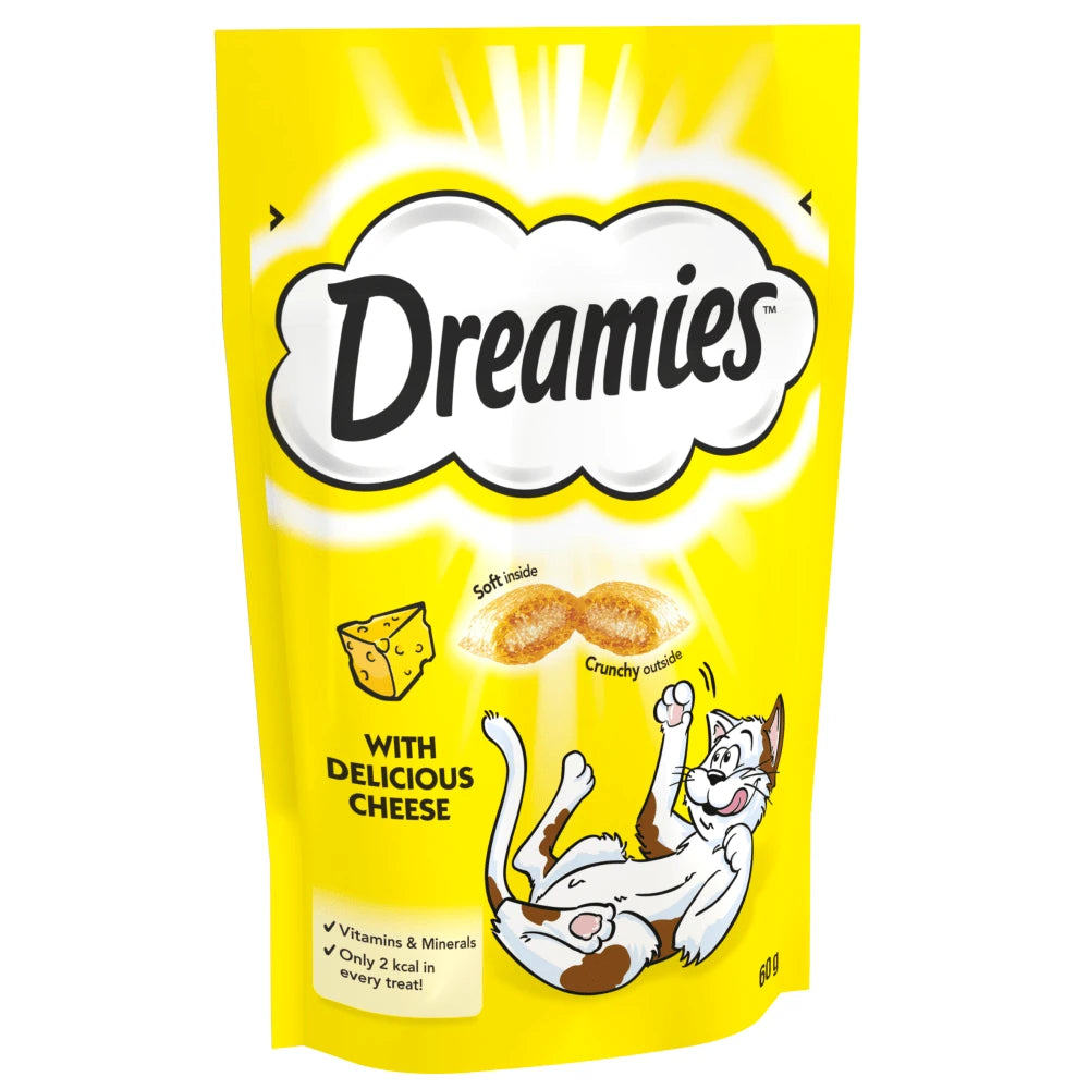 Dreamies Cat Treats with Delicious Cheese 60g