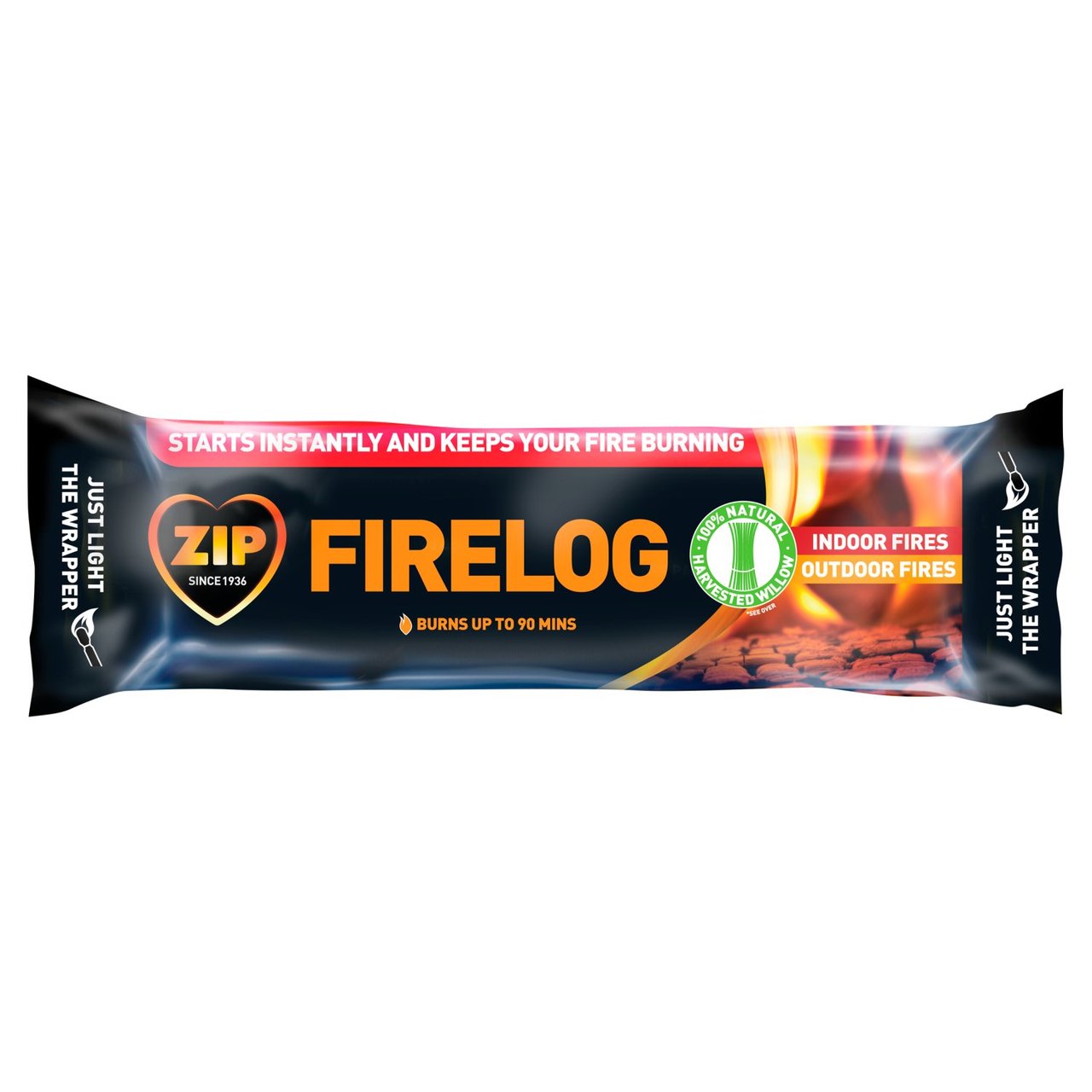 Zip High Performance Natural Firelog