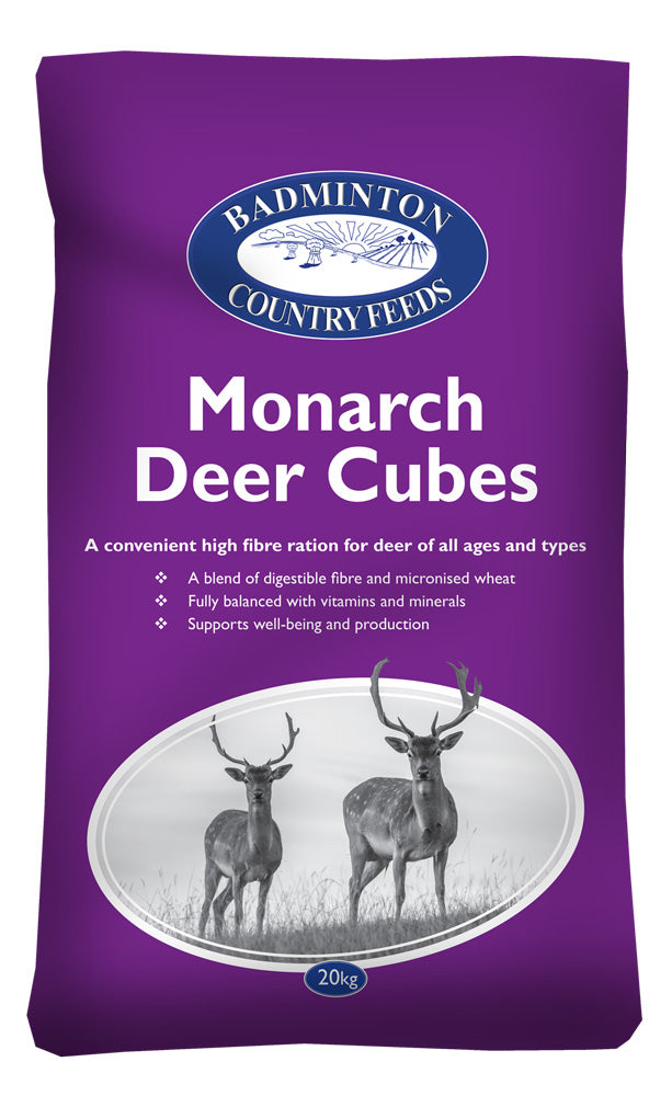 Badminton Monarch Deer Cubes 20Kg