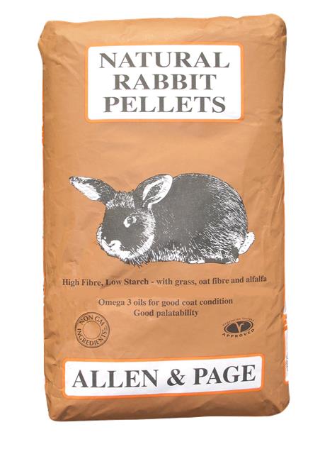 Allen & Page Natural Rabbit Pellets 20kg