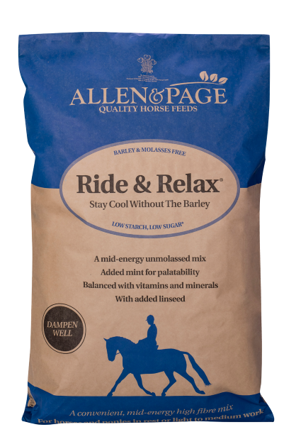 Allen & Page Ride & Relax Horse Food 20Kg