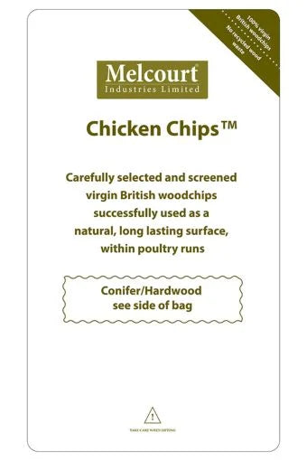 Melcourt Chicken Chips Hardwood 60L