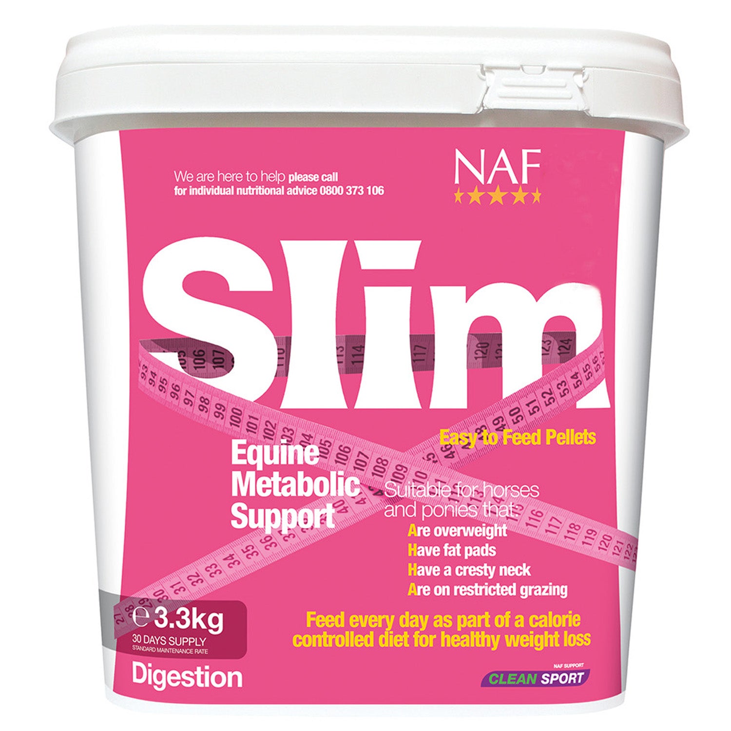 NAF Slim Pellets 3.3Kg