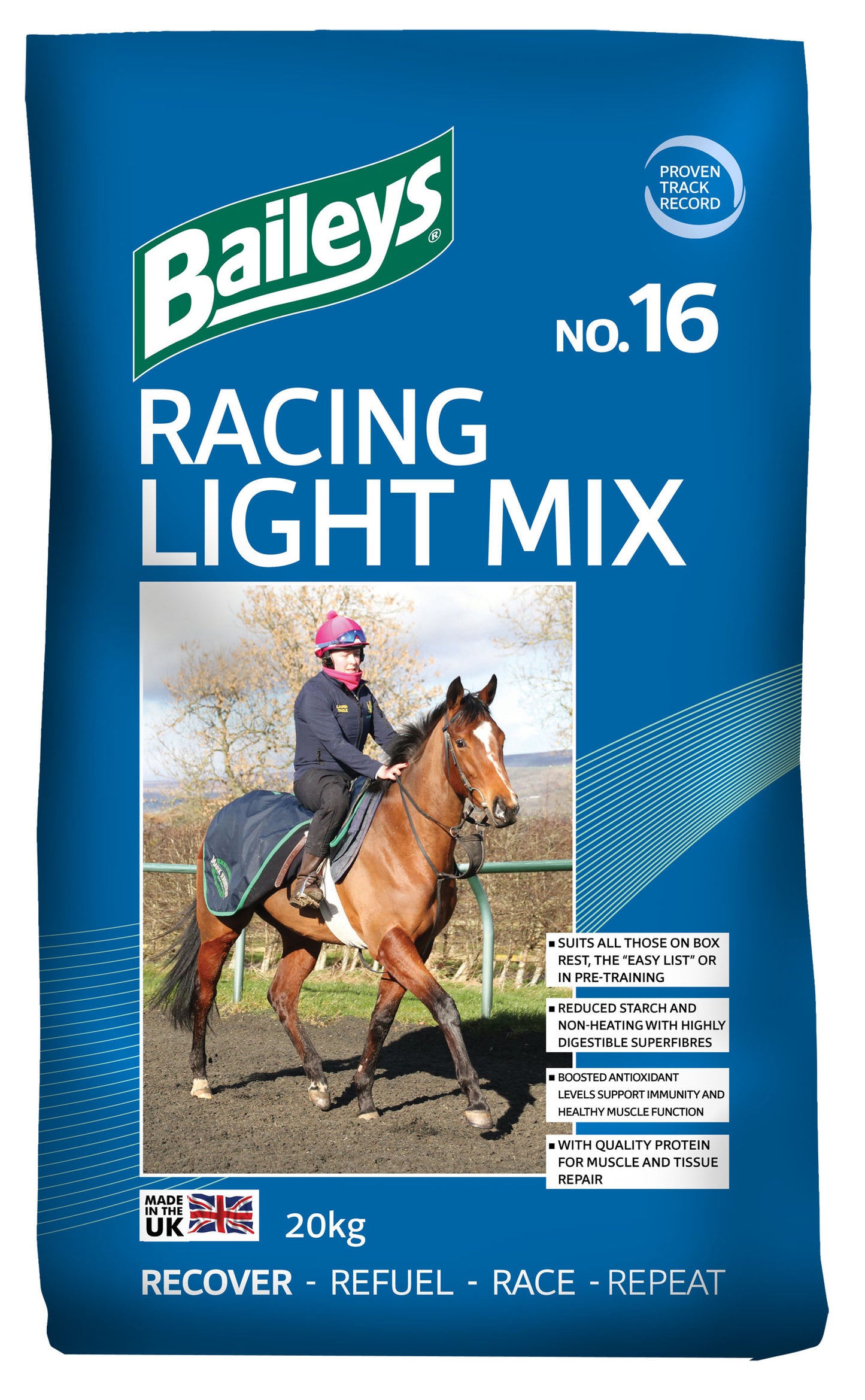 Baileys No.16 Racing Light Mix 20Kg