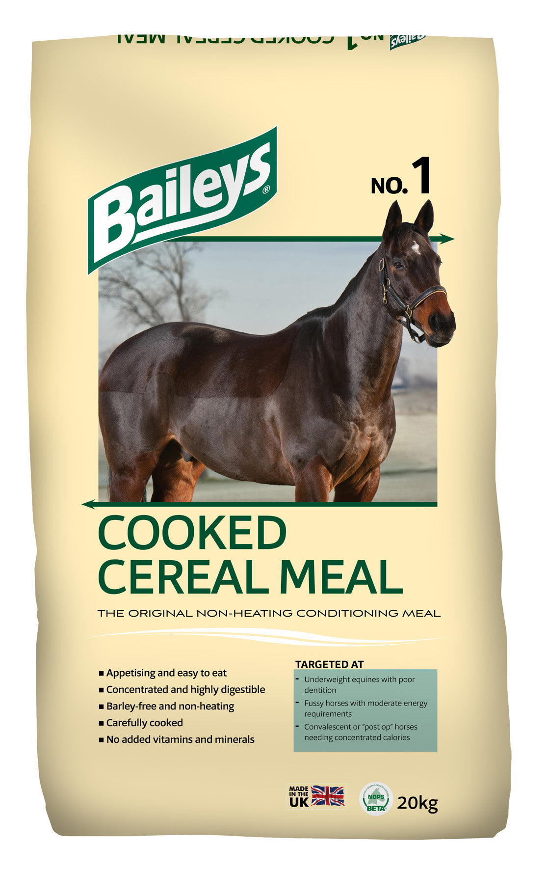 Baileys No.1 Cooked Cereal 20Kg