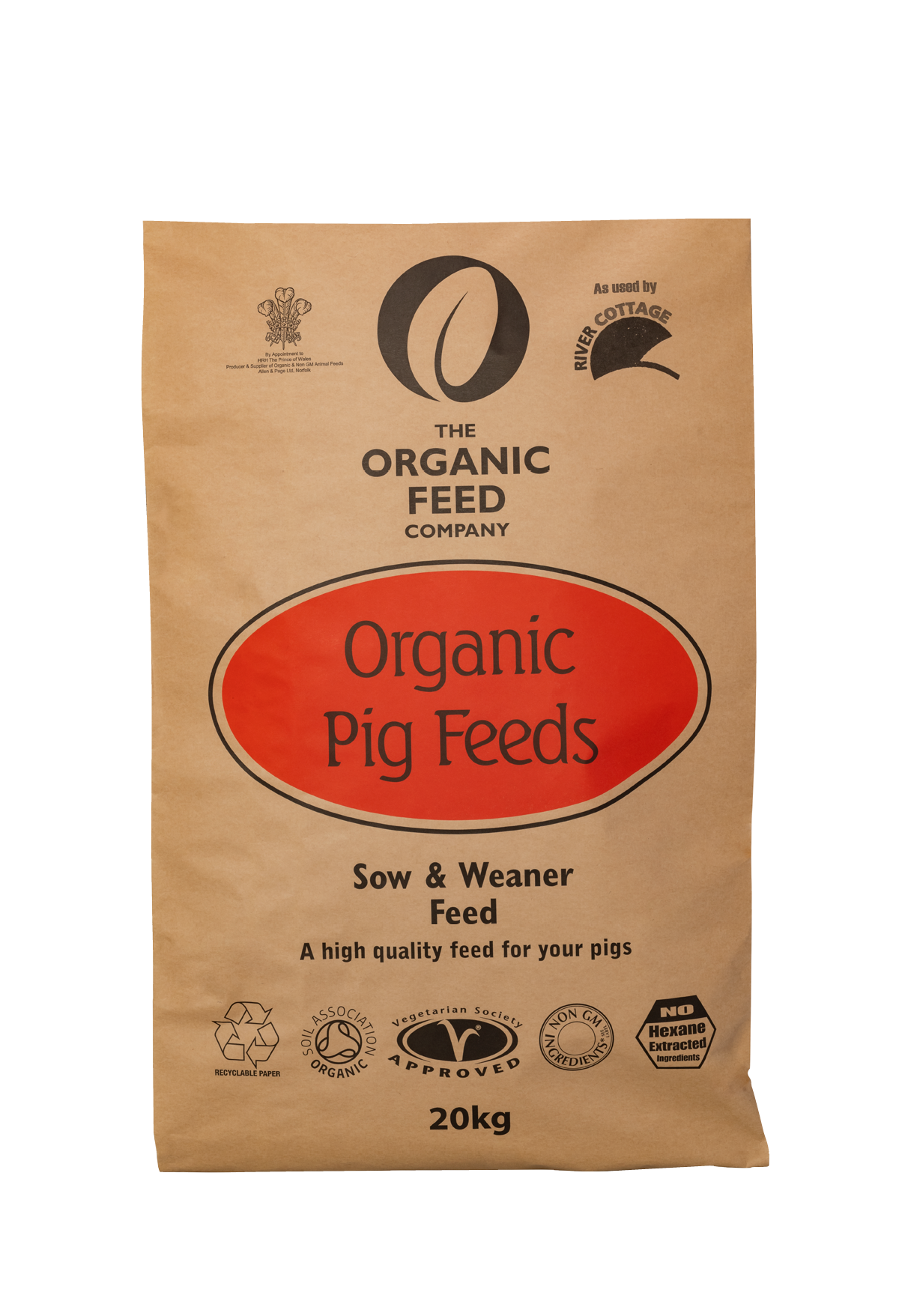 Allen & Page Organic Sow & Weaner Pencils 20Kg
