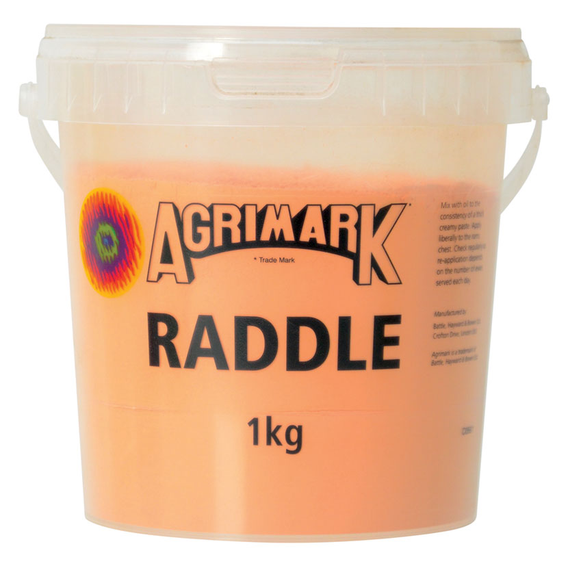 Agrimark Sheep Colouring Powder Raddle -  Available Sizes: 450g, 1Kg & 3Kg