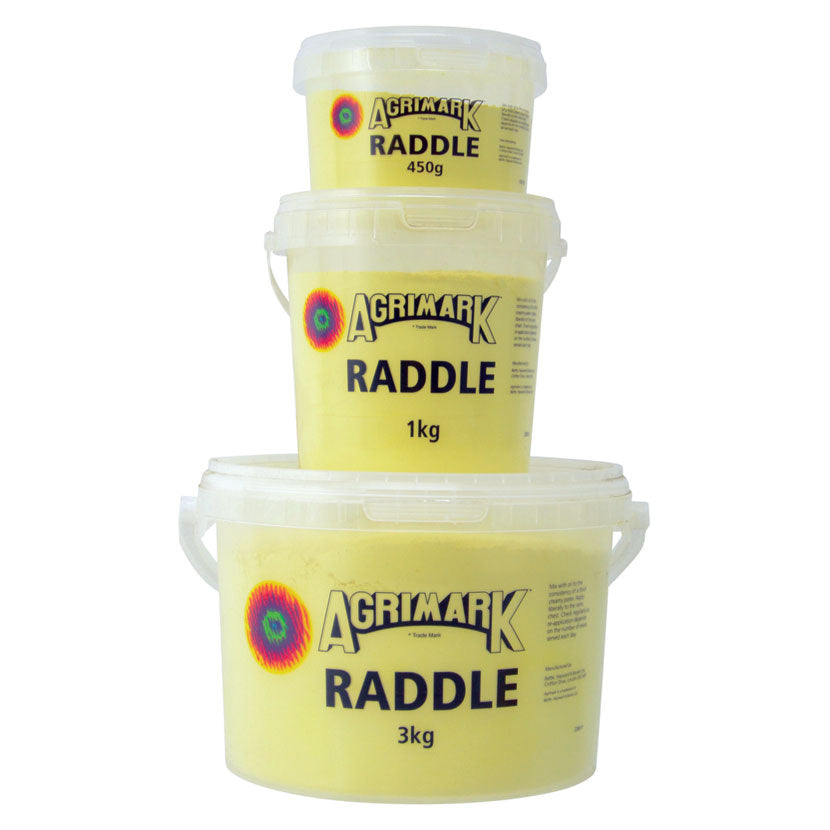 Agrimark Sheep Colouring Powder Raddle -  Available Sizes: 450g, 1Kg & 3Kg