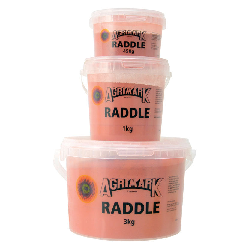 Agrimark Sheep Colouring Powder Raddle -  Available Sizes: 450g, 1Kg & 3Kg