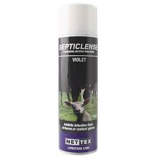 Nettex SeptiClense Spray 500ml (Colours: Clear & Violet)