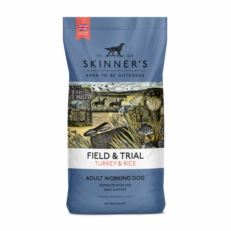Field & Trial Turkey & Rice Complete Working Dog Food With Joint Aid